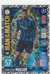 2021-22 Topps Match Attax Man of the Match #388 SEBASTIEN HALLER AFC Ajax